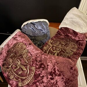 Gryffindor and Ravenclaw Velvet Stockings